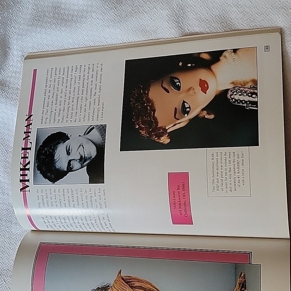 1996 Fashion Doll Makeovers Soft Cover Barbie Book By Jim Faraone Mint Condition - Picture 5 of 7